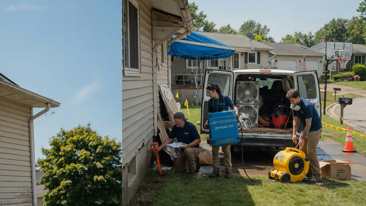 Ceiling Leak Cleanup in Selden, NY near me